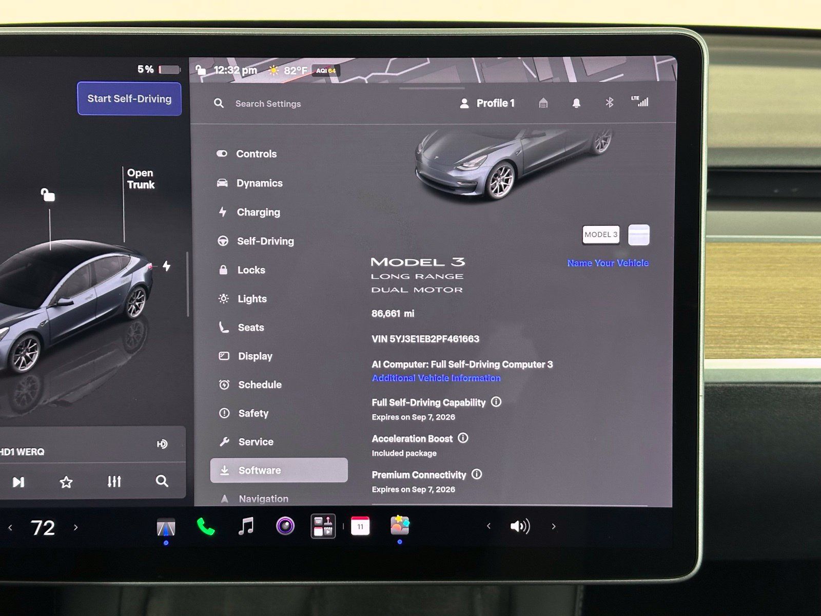 Used 2023 Tesla Model 3 Long Range AWD/4WD image 3