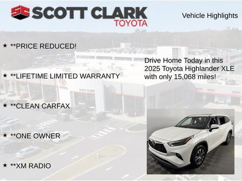 Used 2025 Toyota Highlander XLE FWD image 12