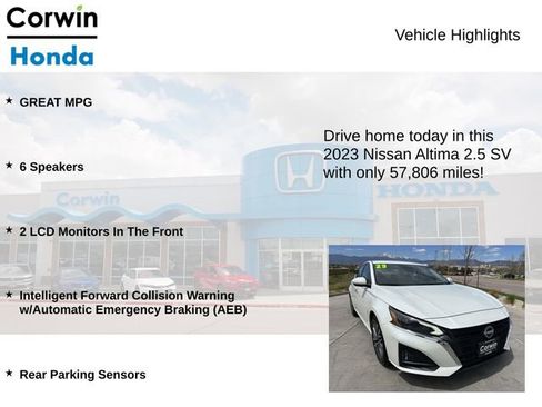Used 2023 Nissan Altima 2.5 SV FWD image 6