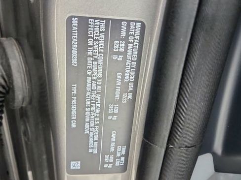 Used 2024 Lucid Air Touring image 61