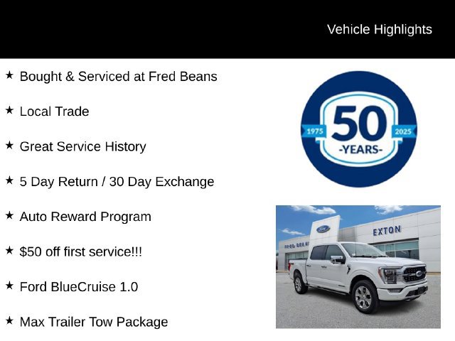 Used 2023 Ford F150 Platinum w/ Equipment Group 701A High AWD/4WD image 6