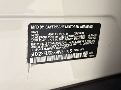 Used 2025 BMW X5 xDrive40i w/ Parking Assistance Package AWD/4WD image 19