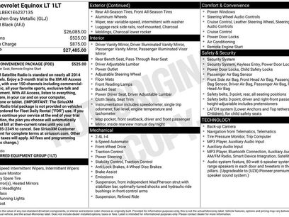 Used 2014 Chevrolet Equinox LT w/ Driver Convenience Package