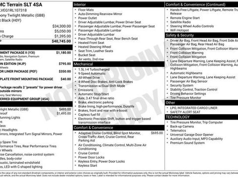 Used 2024 GMC Terrain SLT w/ Infotainment Package II AWD/4WD image 49