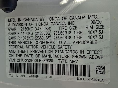 Used 2020 Honda CR-V EX-L image 27