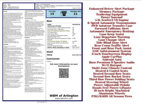 Used 2020 GMC Yukon SLT image 2