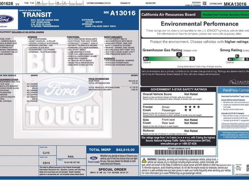 Used 2021 Ford Transit 250 148 High Roof RWD image 16