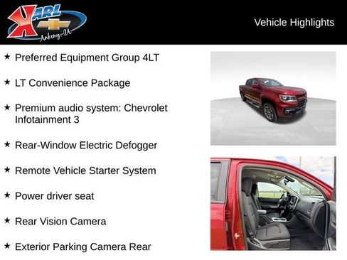 Used 2022 Chevrolet Colorado LT w/ LT Convenience Package AWD/4WD image 2