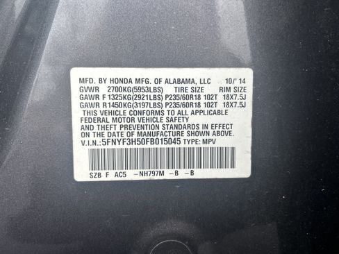 Used 2015 Honda Pilot EX-L image 36