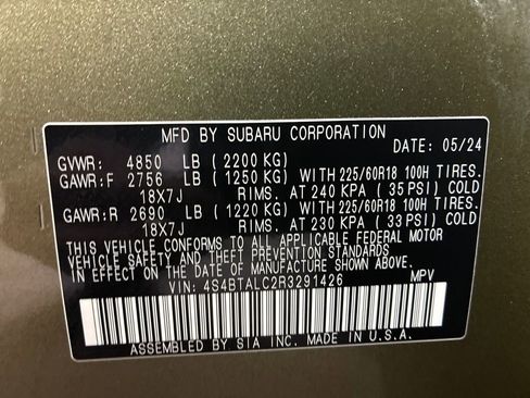 Used 2024 Subaru Outback Onyx Edition image 5