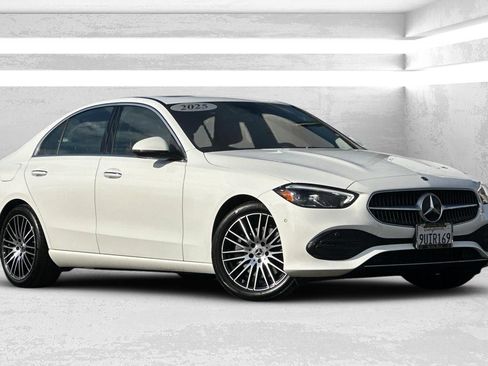 Certified 2025 Mercedes-Benz C 300 White image 1