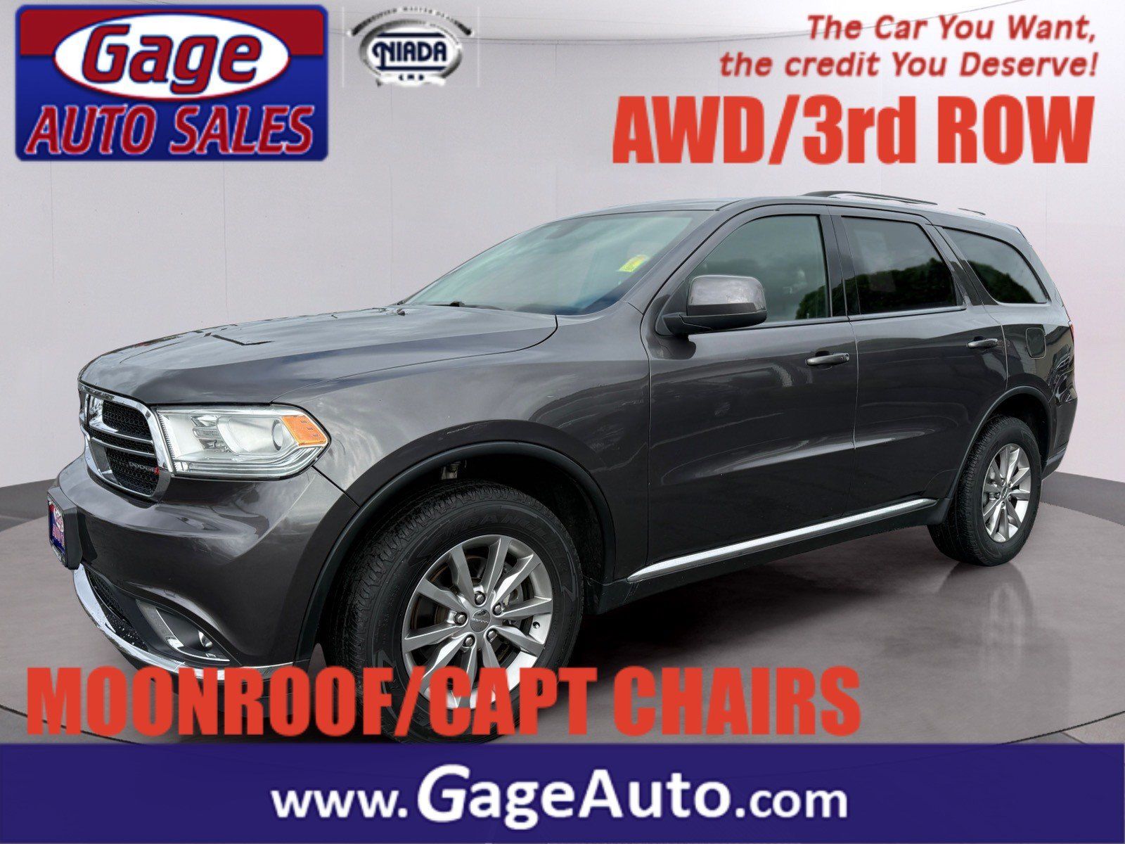 Used 2017 Dodge Durango SXT w/ Quick Order Package 23B AWD/4WD image 1