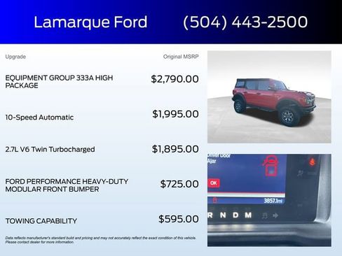 Certified 2023 Ford Bronco Badlands image 2