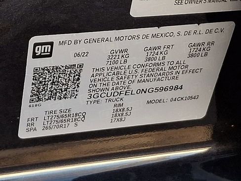 Used 2022 Chevrolet Silverado 1500 LT Trail Boss w/ Convenience Package II image 32