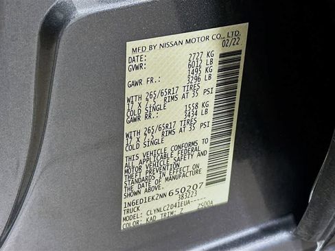 Used 2022 Nissan Frontier SV image 21