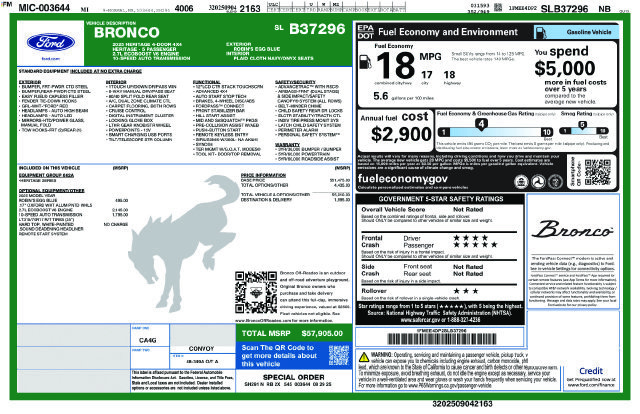 Used 2025 Ford Bronco Heritage Edition AWD/4WD image 35