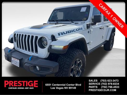 Used 2023 Jeep Wrangler Unlimited Rubicon 4xe AWD/4WD image 1