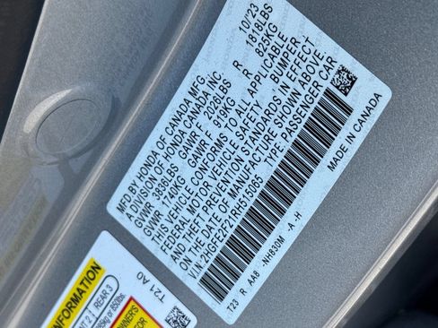 Certified 2024 Honda Civic LX image 28