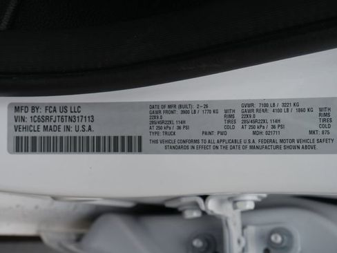 New 2026 RAM 1500 Laramie w/ Night Edition AWD/4WD image 8