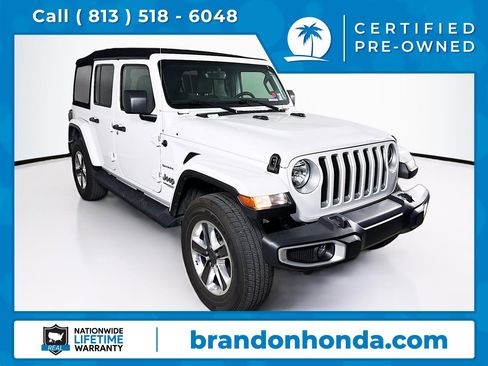 Used 2021 Jeep Wrangler Unlimited Sahara image 1