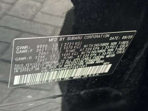 Certified 2023 Subaru Ascent Touring AWD/4WD image 34