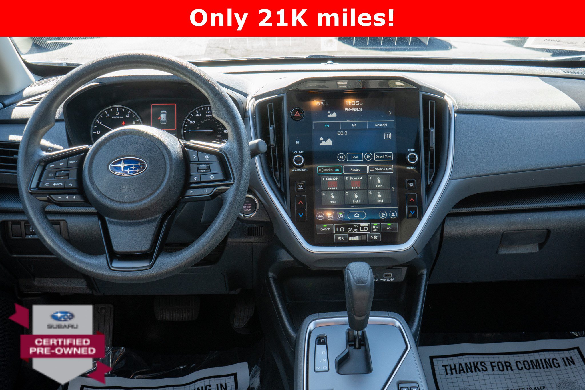 Certified 2024 Subaru Crosstrek 2.0i Premium AWD/4WD image 13