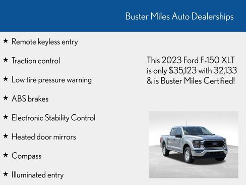 Used 2023 Ford F150 XLT w/ Trailer Tow Package image 6