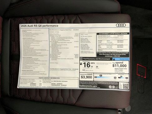 New 2026 Audi RS Q8 performance image 15