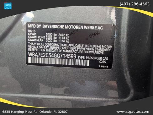 Used 2016 BMW 740i RWD image 36