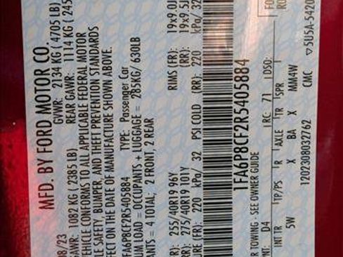 Used 2024 Ford Mustang GT Premium w/ GT Performance Package image 24