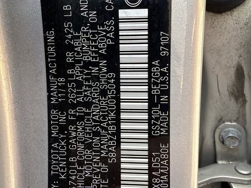 Used 2019 Lexus ES 350 w/ Premium Package FWD image 33
