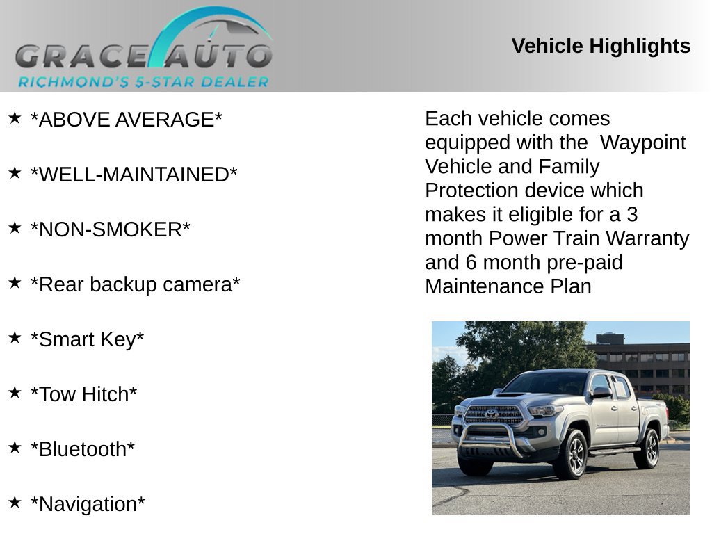 Used 2016 Toyota Tacoma TRD Sport w/ Towing Package RWD image 2