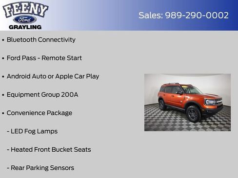 Used 2024 Ford Bronco Sport Big Bend w/ Convenience Package AWD/4WD image 8