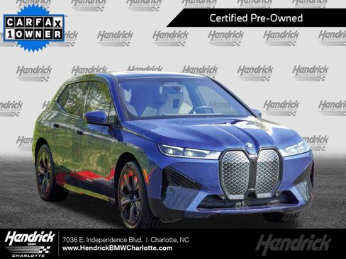 Certified 2024 BMW iX xDrive50 w/ Sport Package AWD/4WD image 1