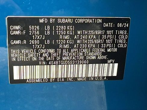 Certified 2025 Subaru Outback Wilderness w/ Wilderness Package image 33