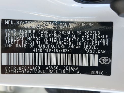 Used 2015 Toyota Camry XLE image 37