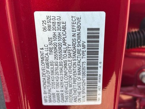 New 2025 Honda Pilot Touring image 27