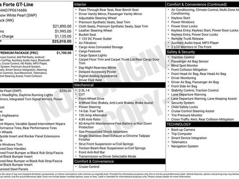 Used 2023 Kia Forte GT-Line w/ GT-Line Premium Package image 10