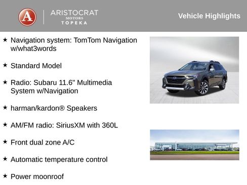 Used 2025 Subaru Outback Touring XT AWD/4WD image 2