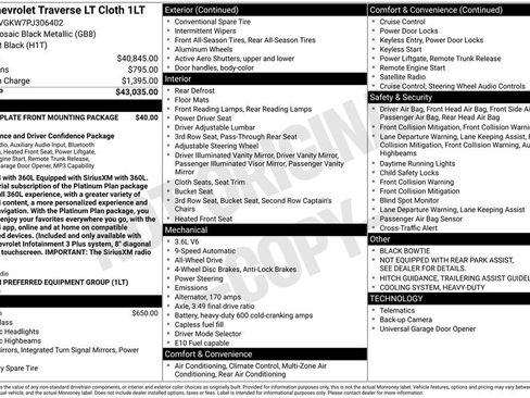 Used 2023 Chevrolet Traverse LT AWD/4WD image 34