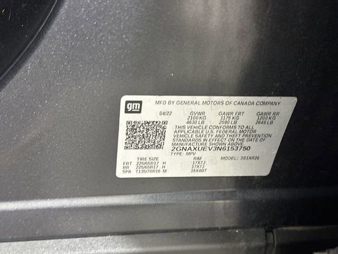 Used 2022 Chevrolet Equinox LT AWD/4WD image 34