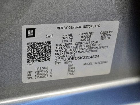 Used 2019 GMC Sierra 1500 SLT w/ SLT Premium Plus Package image 39