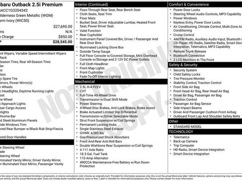 Used 2016 Subaru Outback 2.5i Premium image 18