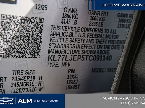 New 2026 Chevrolet Trax RS w/ Sunroof Package image 62