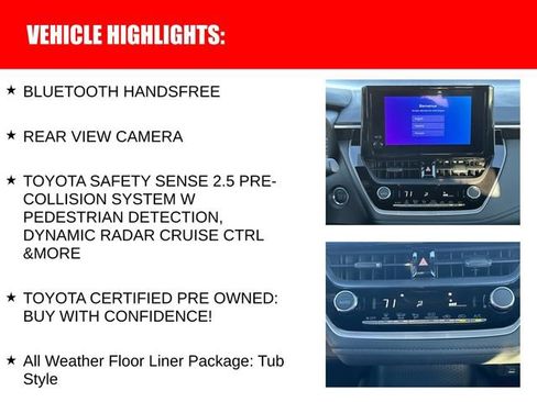 Certified 2025 Toyota Corolla SE image 9