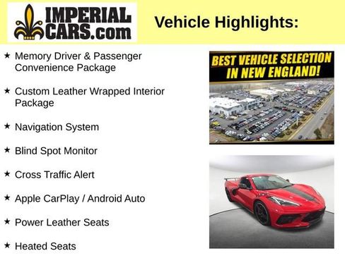 Used 2023 Chevrolet Corvette Stingray Premium Conv w/ Z51 Performance Package RWD image 3