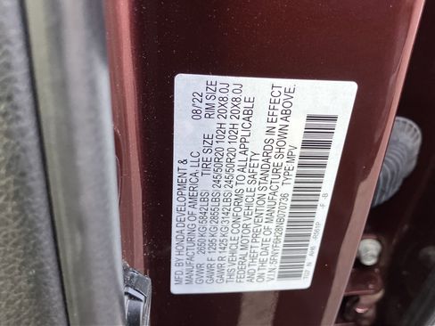 Certified 2022 Honda Pilot Special Edition image 30