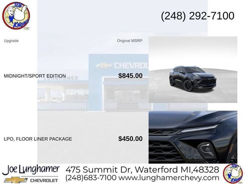 New 2026 Chevrolet Blazer LT w/ Midnight/Sport Edition AWD/4WD image 12