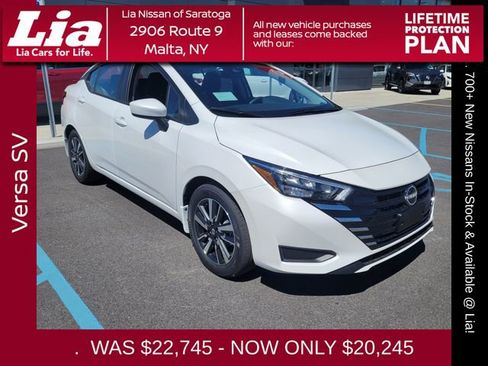 New 2025 Nissan Versa SV w/ Trunk Package image 1
