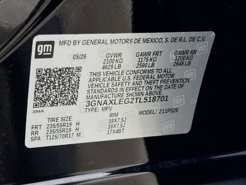 New 2026 Chevrolet Equinox RS w/ Convenience Package III FWD image 32